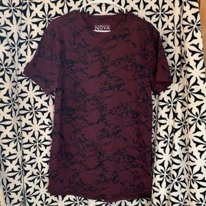 Nova Maroon Large T-shirt